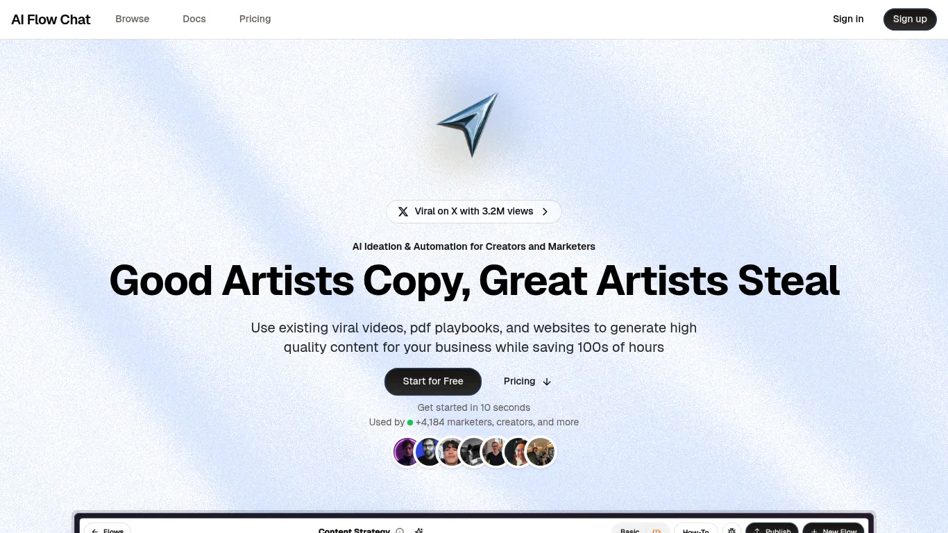 AI Flow Chat Screenshot