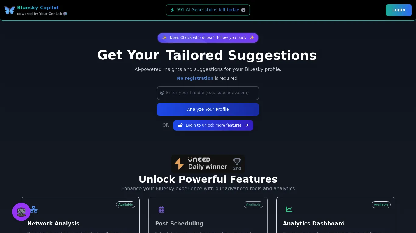 Bluesky Copilot Screenshot