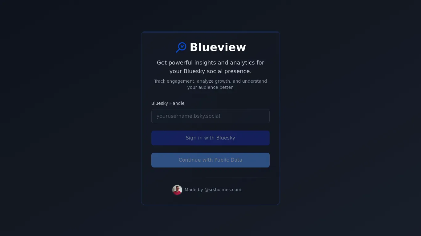Blueview Screenshot