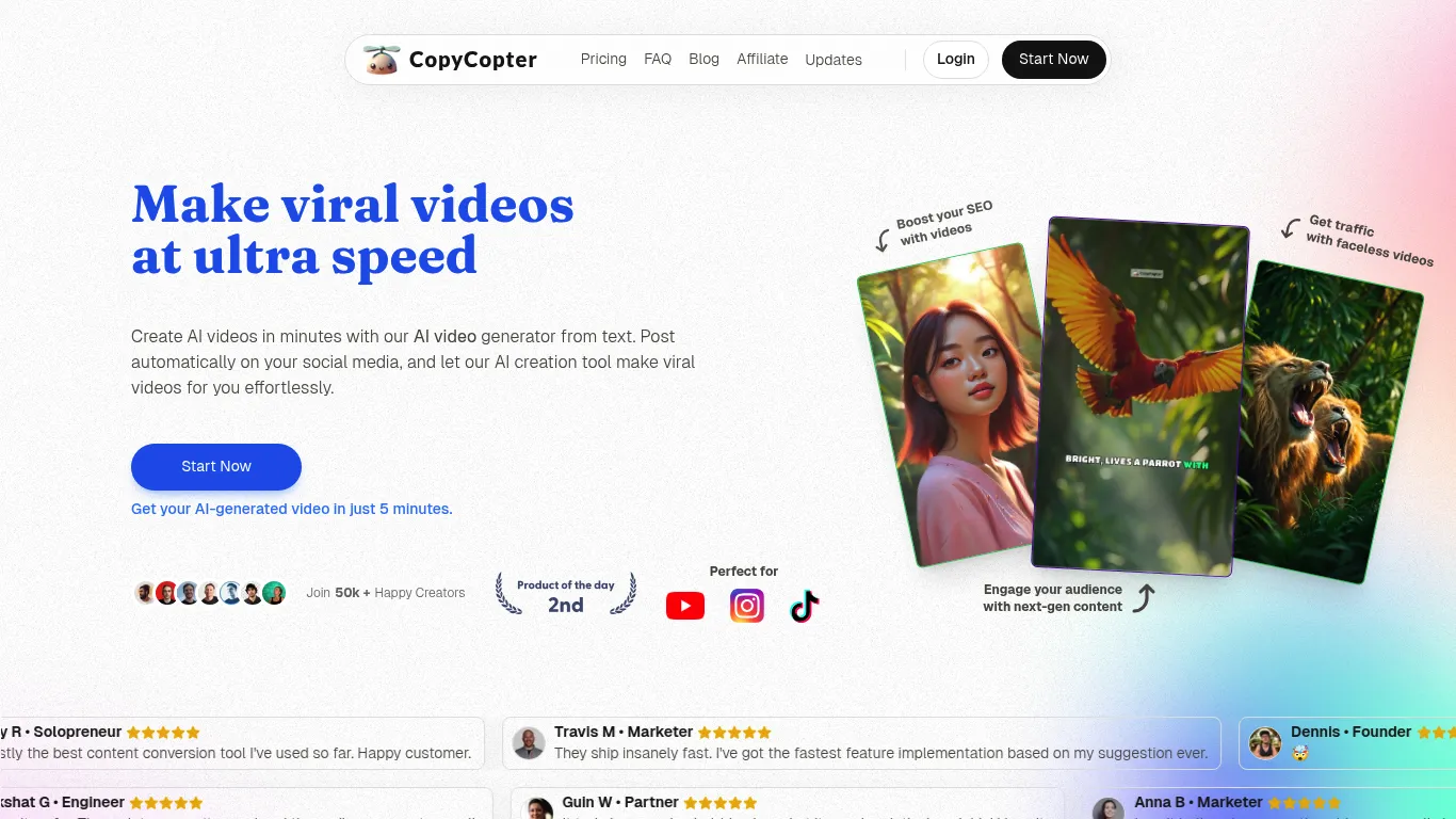 CopyCopter Screenshot