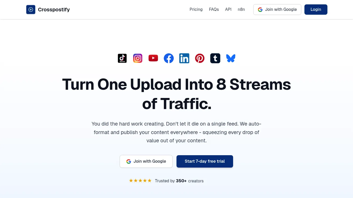 Crosspostify Screenshot