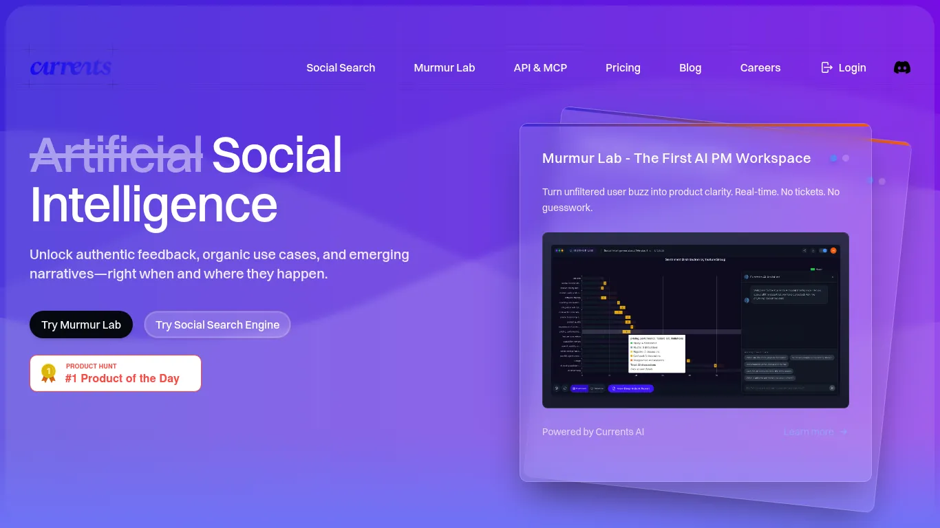 Currents AI Screenshot