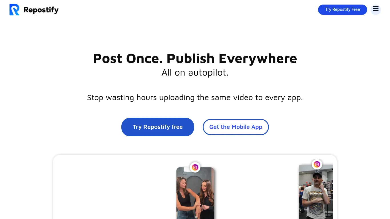 Repostify Screenshot