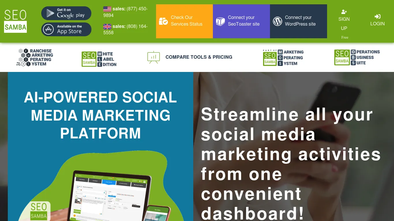 SeoSamba MOS Screenshot