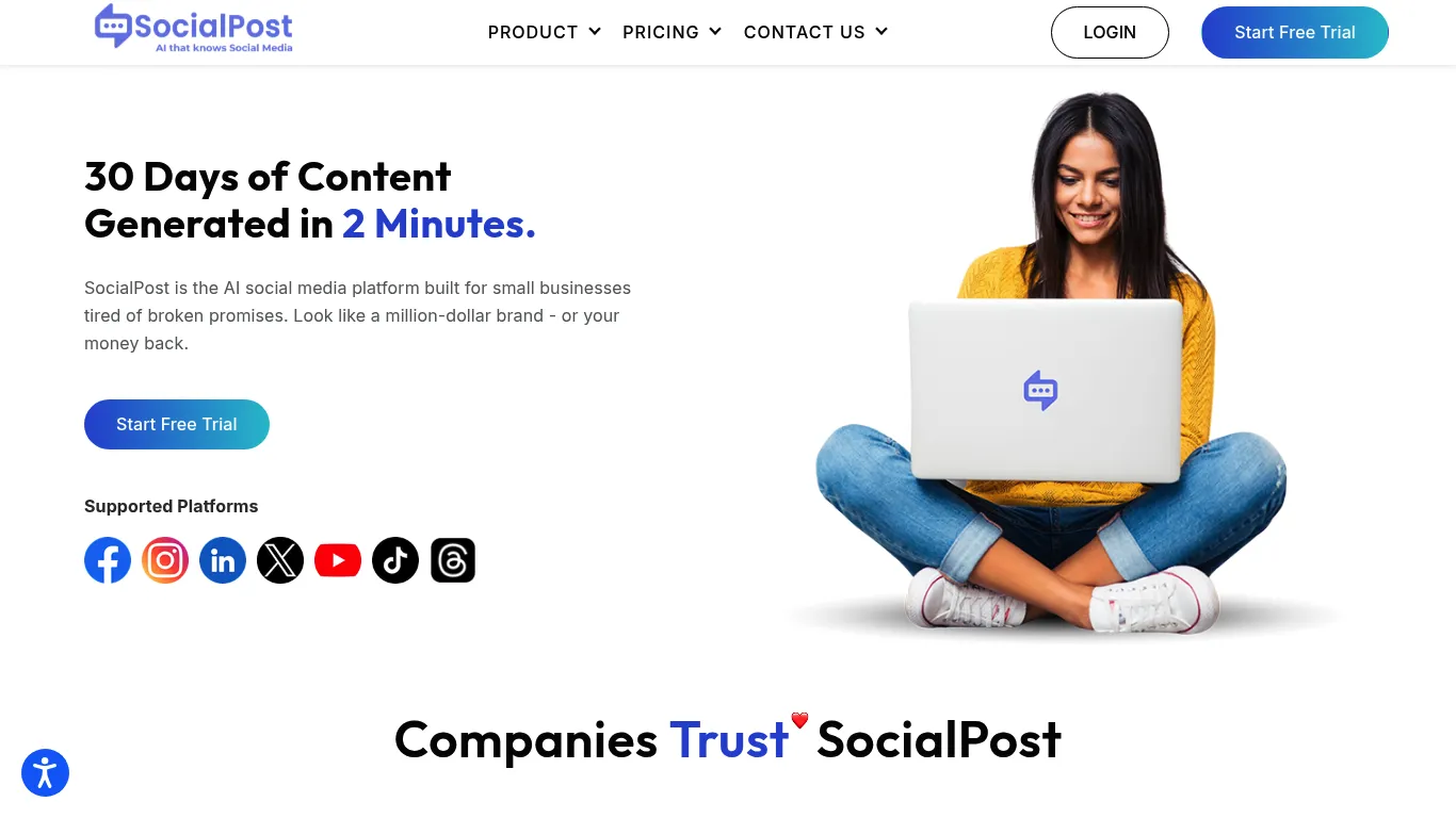 SocialPost Screenshot