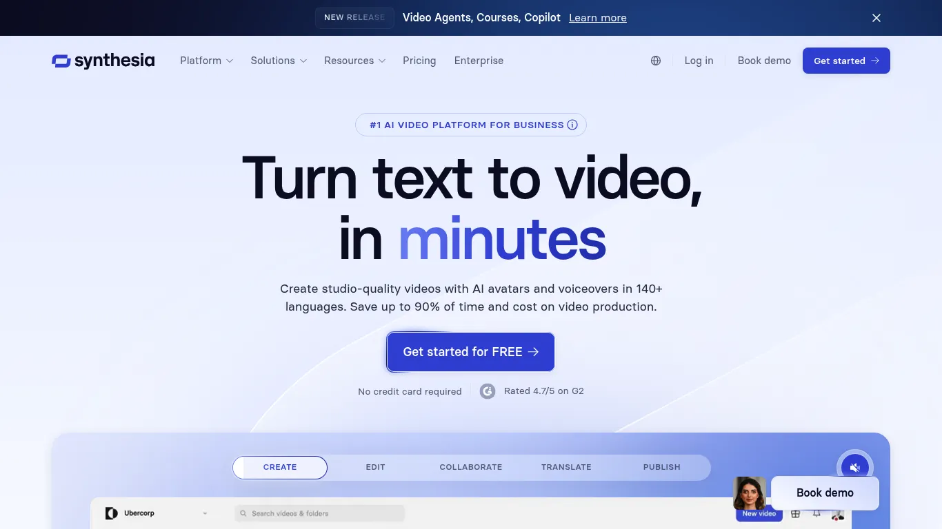 Synthesia Screenshot
